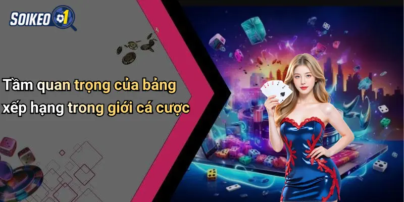 Tầm quan trọng của bảng xếp hạng trong giới cá cược