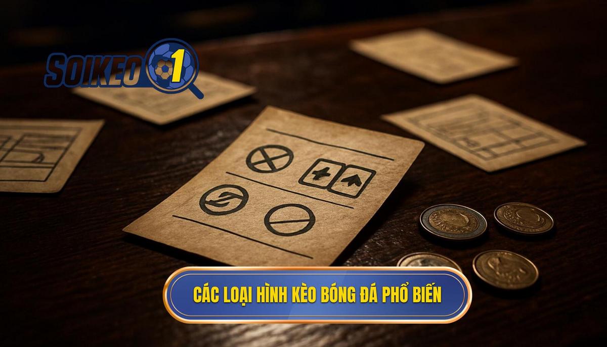 Thấu hiểu các loại hình kèo bóng đá phổ biến nhất