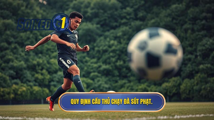 2. Quy định cầu thủ chạy đà sút phạt.