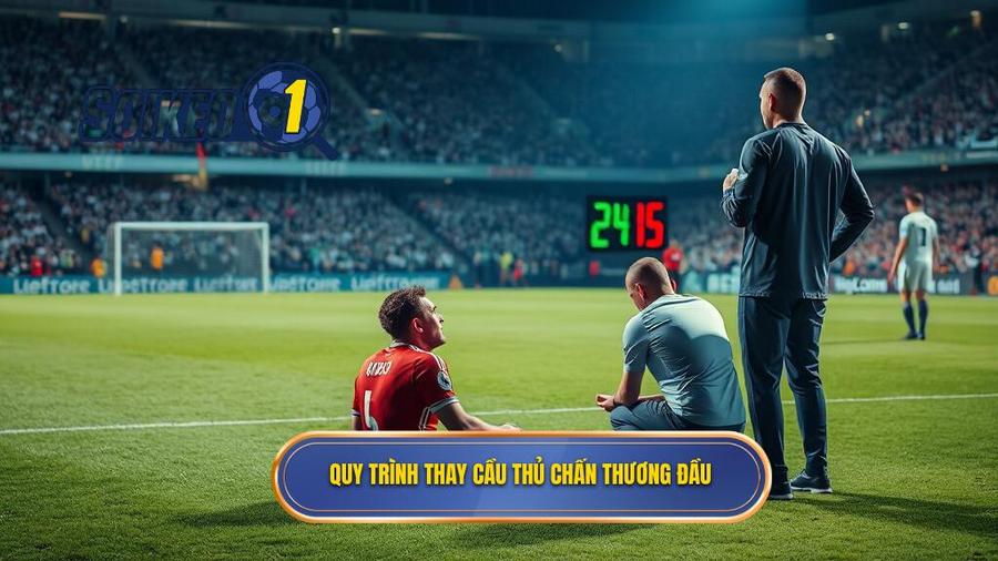 3. Quy trình thay cầu thủ chấn thương đầu