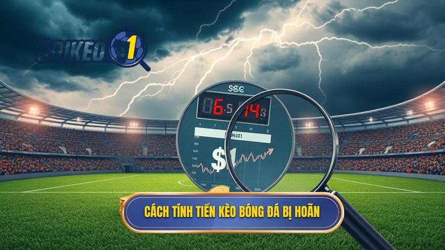 Chi tiết cách tính tiền khi kèo bóng đá bị hoãn cho từng loại kèo