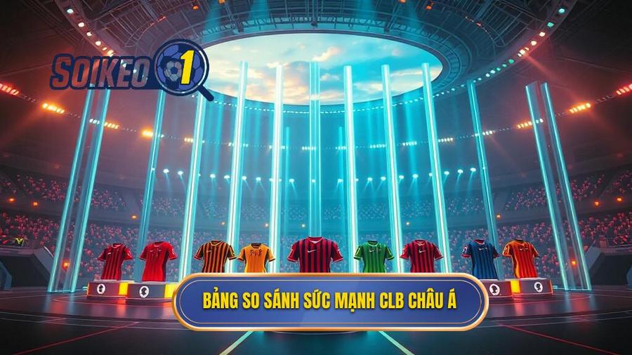 Bảng so sánh sức mạnh các CLB hàng đầu châu Á