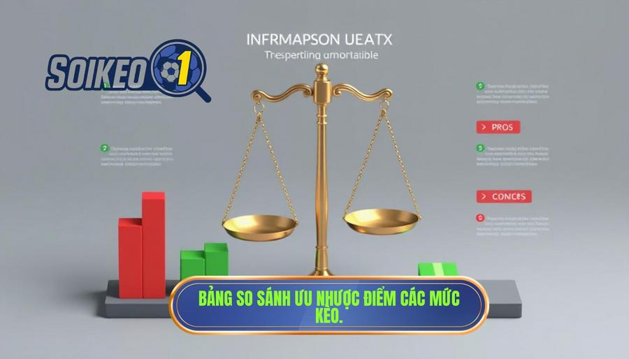 Bảng phân tích ưu - nhược điểm của các mức kèo phổ biến